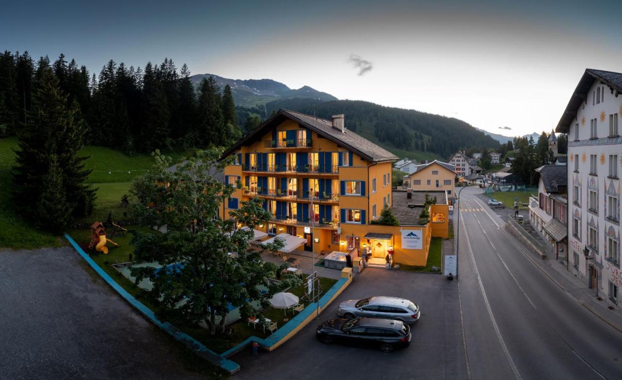 Grischalodge Das Hotel Mit Bergblick Seit 1929 - Schlicht, Preiswert Und Mit Einem Touch Nostalgie Parpan Exterior foto